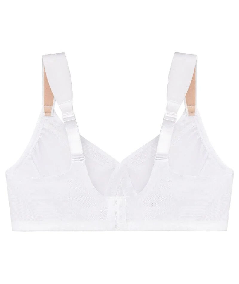Glamorise Magiclift Seamless Support Wire-Free T-Shirt Bra - White - Image 10