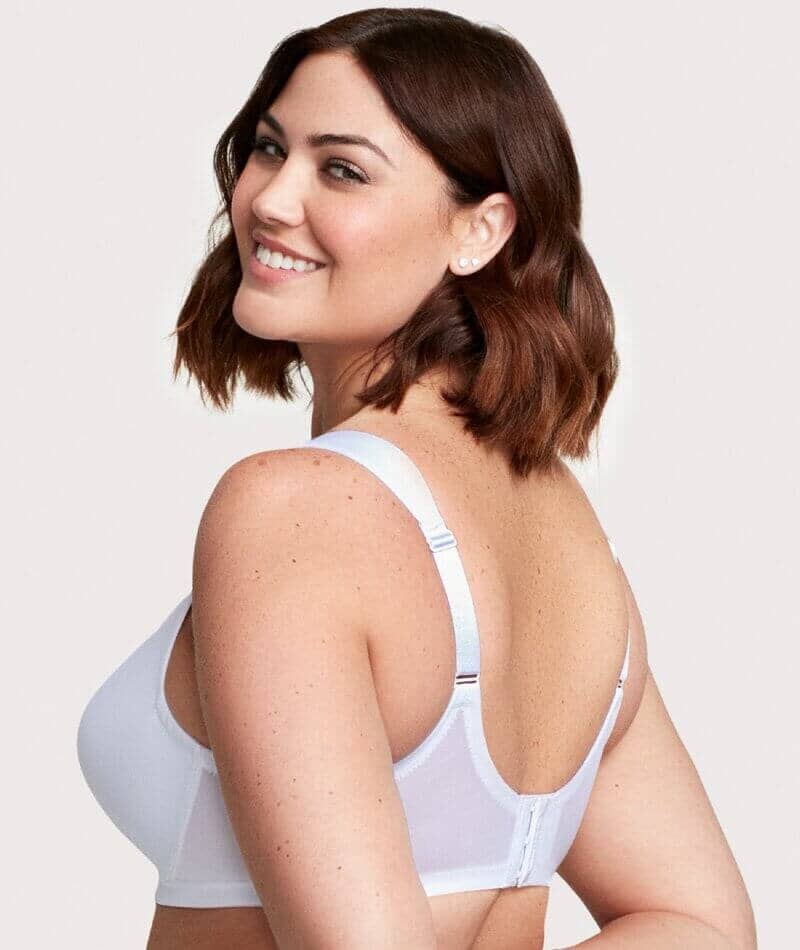 Glamorise Magiclift Seamless Support Wire-Free T-Shirt Bra - White - Image 5