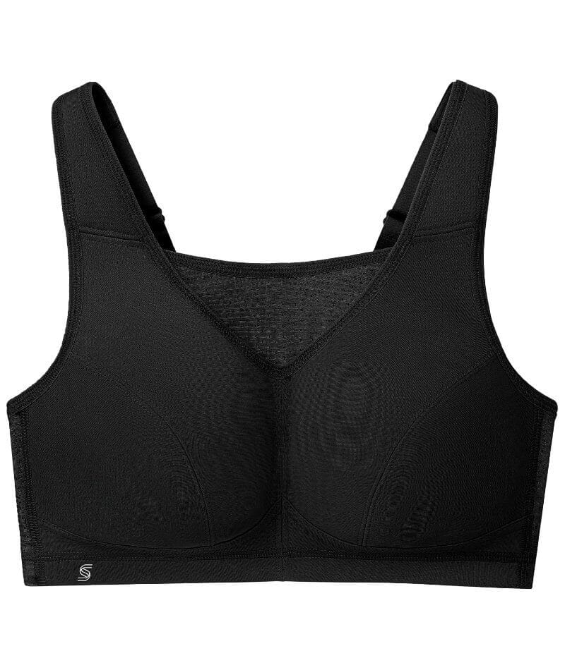 Glamorise No-Bounce Camisole Elite Wire-Free Sports Bra - Black - Image 4