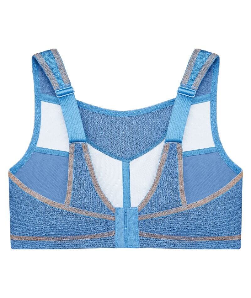 Glamorise No-Bounce Camisole Elite Wire-Free Sports Bra - Light Denim - Image 6