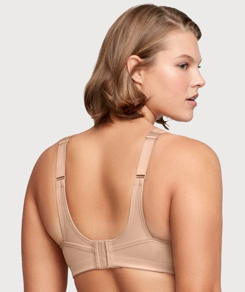 Glamorise No-Bounce Camisole Wire-Free Sports Bra - Cafe - Image 2