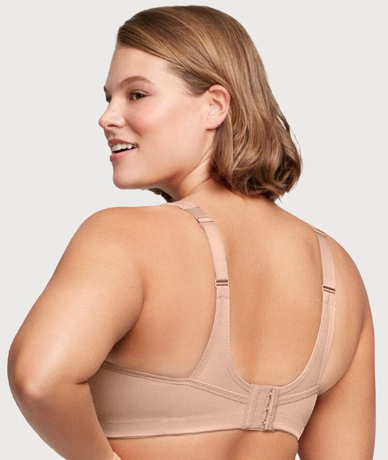 Glamorise No-Bounce Camisole Wire-Free Sports Bra - Cafe - Image 4