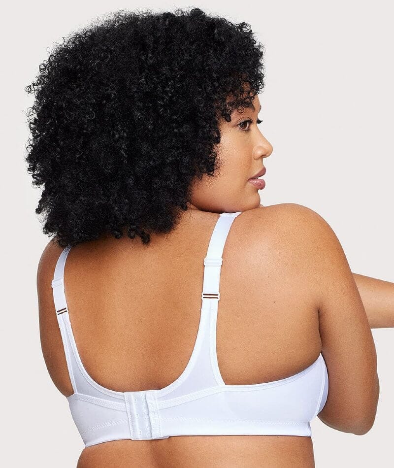 Glamorise No-Bounce Camisole Wire-Free Sports Bra - White - Image 2