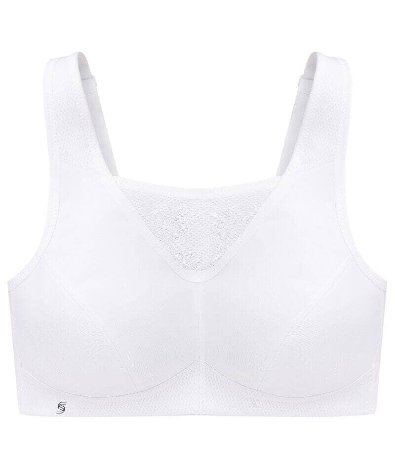 Glamorise No-Bounce Camisole Wire-Free Sports Bra 2 Pack - White - Image 7