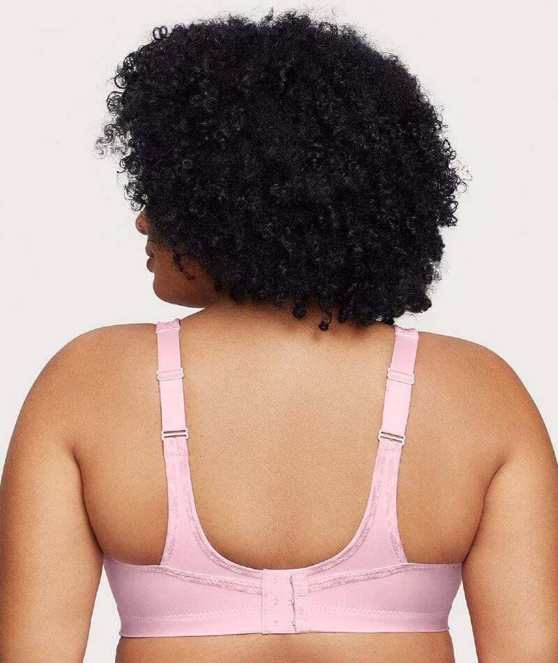 Glamorise No-Bounce Camisole Wire-Free Sports Bra - Parfait Pink - Image 2