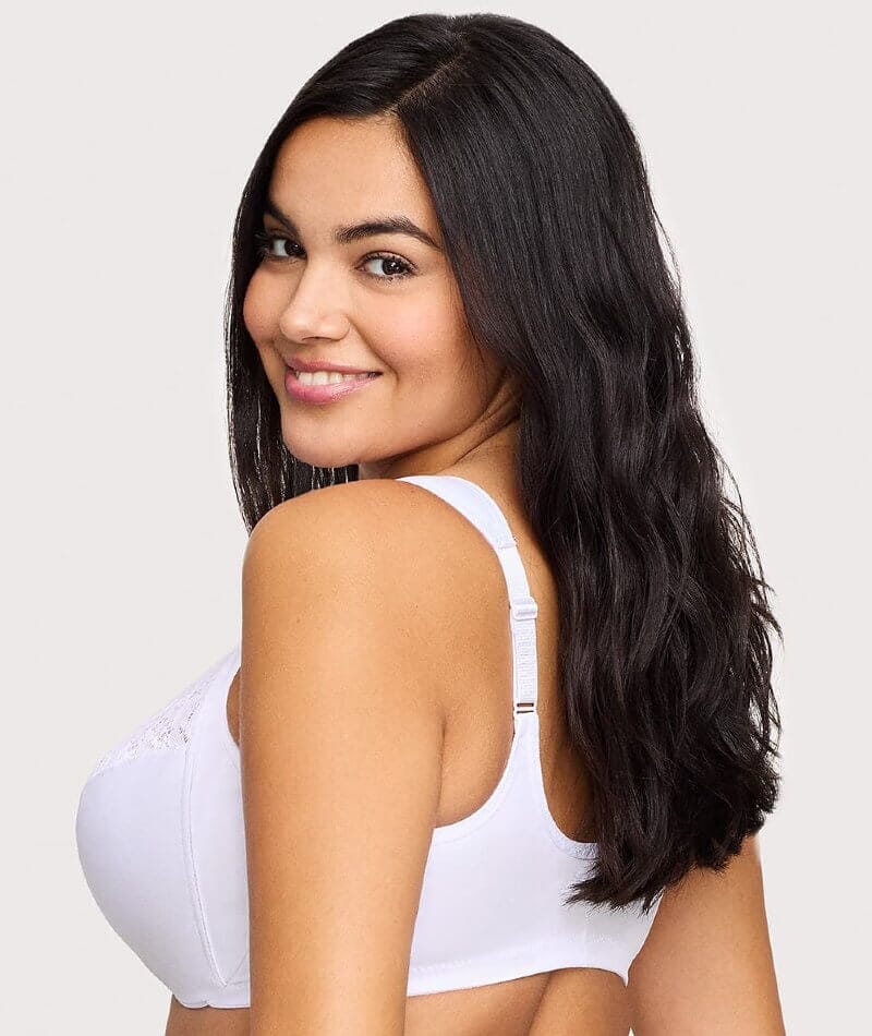 Glamorise WonderWire Front-Closure Bra - White - Image 2