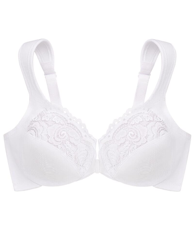Glamorise WonderWire Front-Closure Bra - White - Image 7