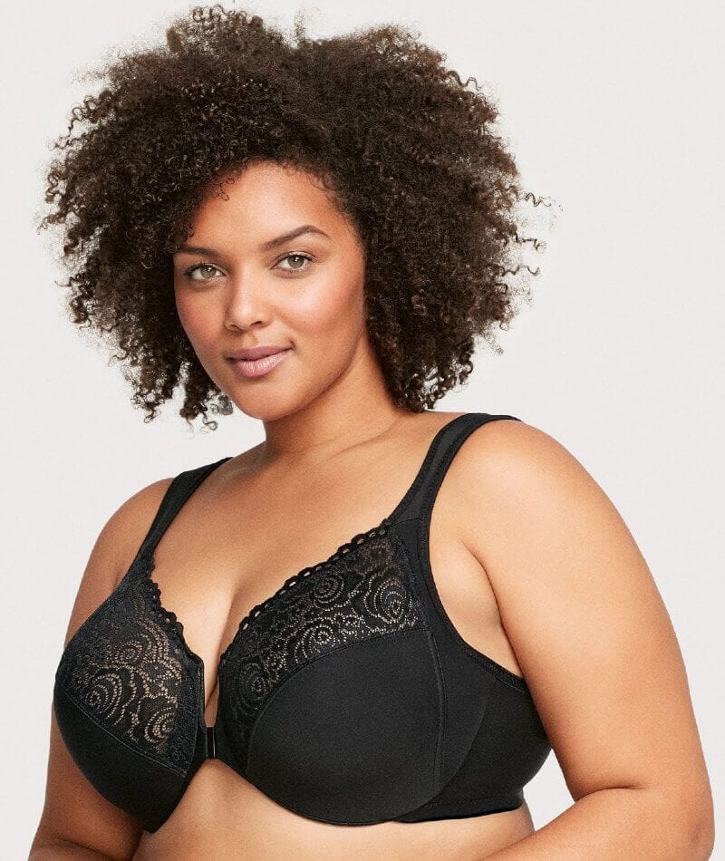 Glamorise WonderWire Front-Closure Bra 2 Pack - Black/Cappuccino - Image 10