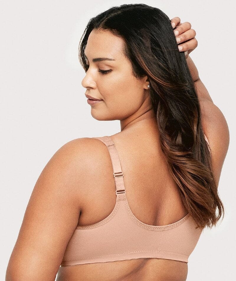 Glamorise WonderWire Front-Closure Bra 2 Pack - Black/Cappuccino - Image 5