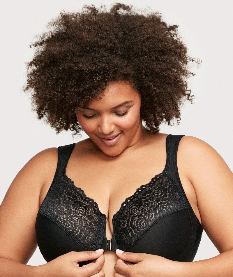 Glamorise WonderWire Front-Closure Bra 2 Pack - Black/Cappuccino - Image 6