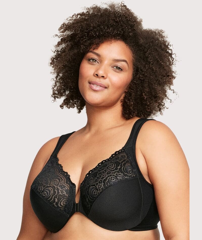 Glamorise WonderWire Front-Closure Bra 2 Pack - Black/Cappuccino - Image 8