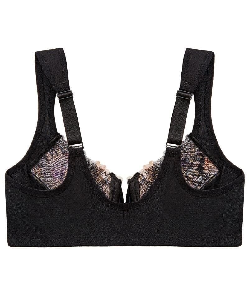 Glamorise WonderWire Front-Closure Bra - Floral Print - Image 8