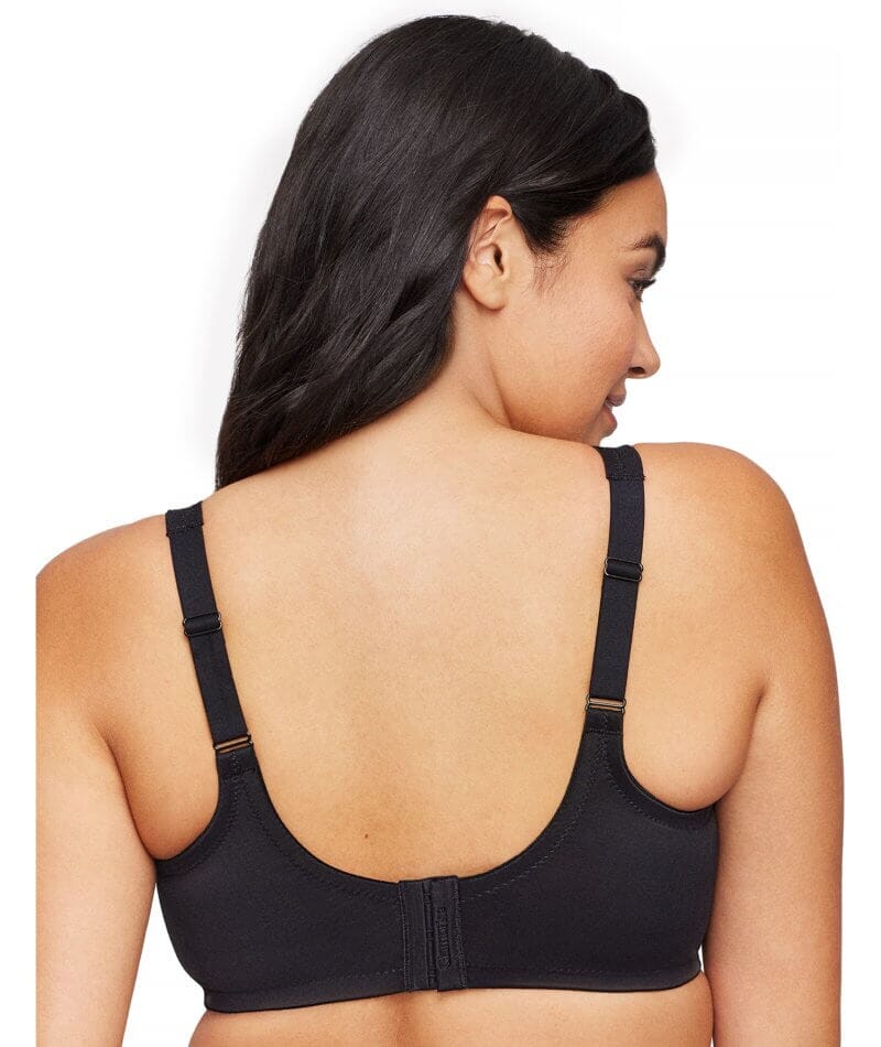 Glamorise WonderWire Minimizer Bra - Black - Image 2