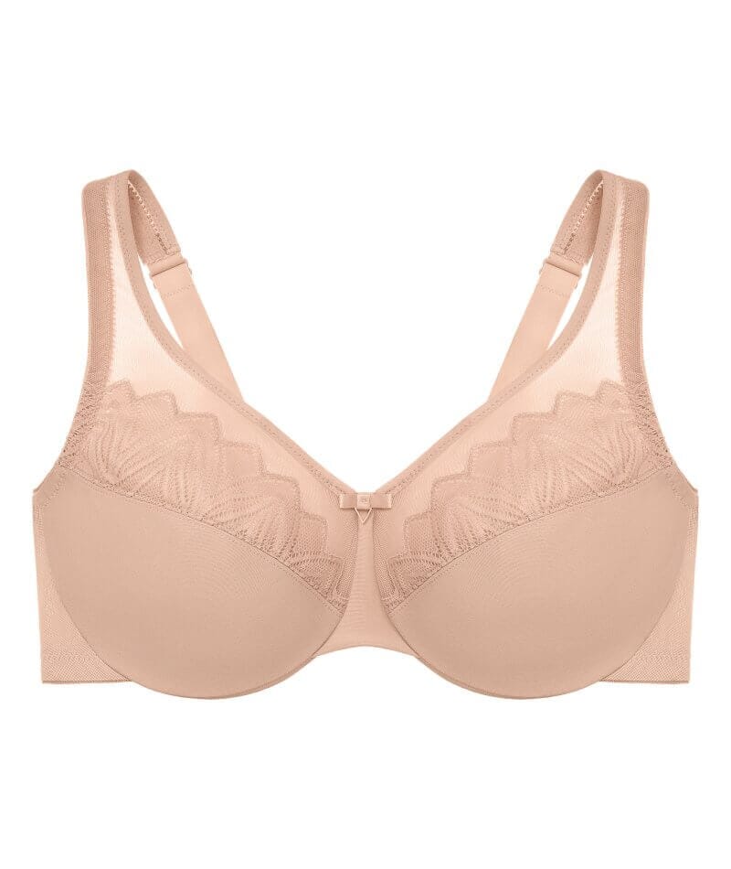 Glamorise WonderWire Minimizer Bra - Cafe - Image 4