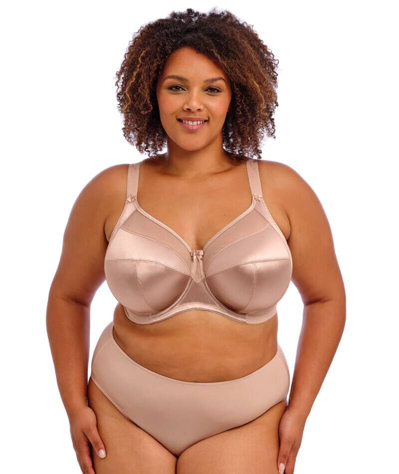 Goddess Keira Underwired Banded Bra - Fawn - Image 3