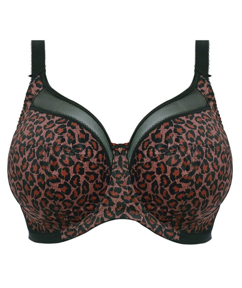 Goddess Kayla Underwire Banded Bra - Dark Leopard - Image 8