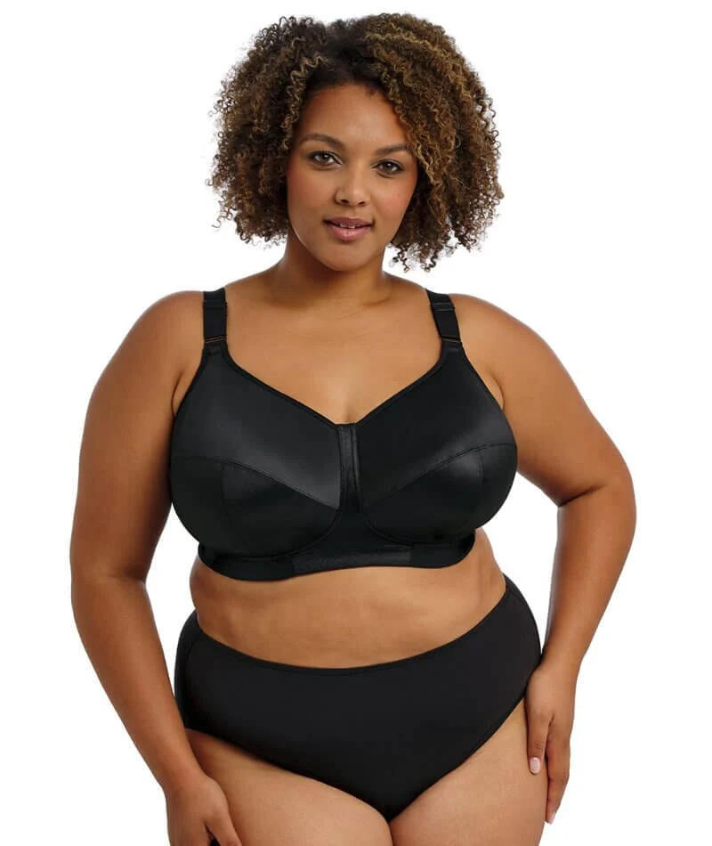 Goddess Celeste Wire-Free Bra - Black - Image 5