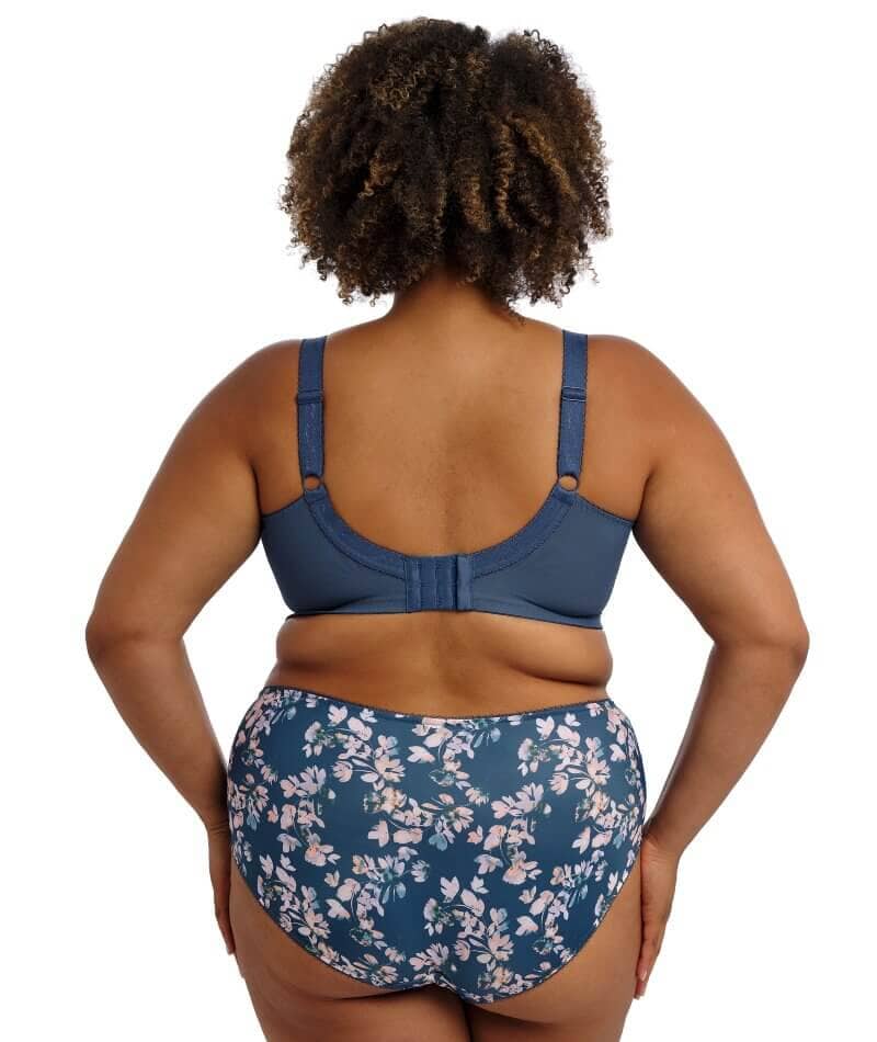 Goddess Kayla Underwired Banded Bra - Teal Blossom - Image 5