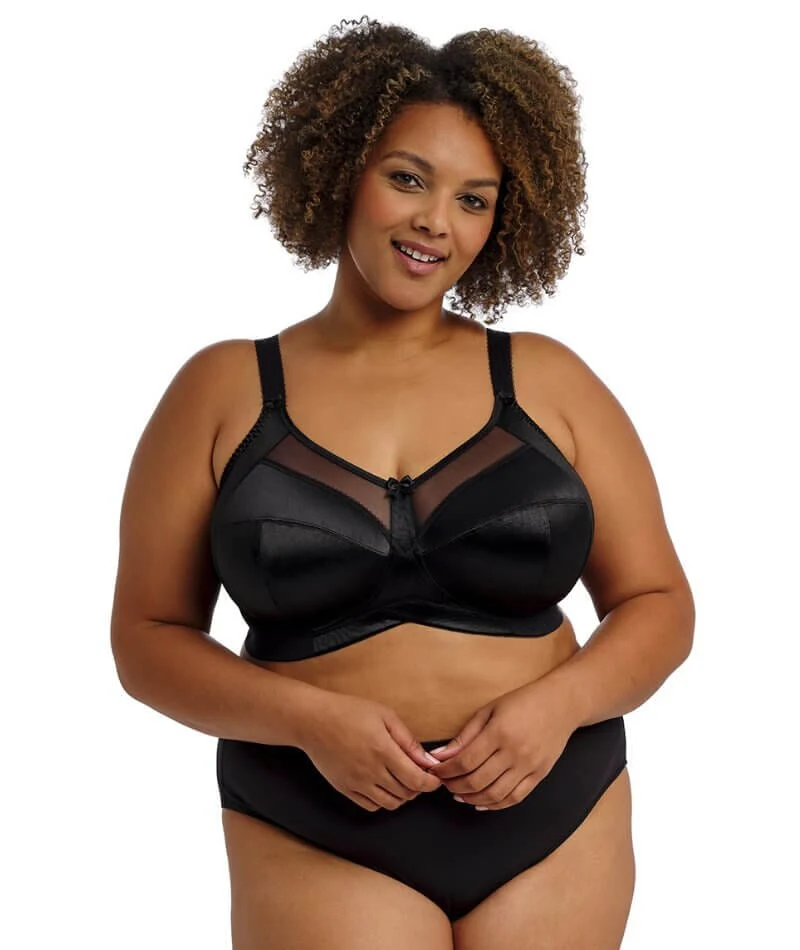 Goddess Keira Soft Cup Wire-Free Bra - Black - Image 4