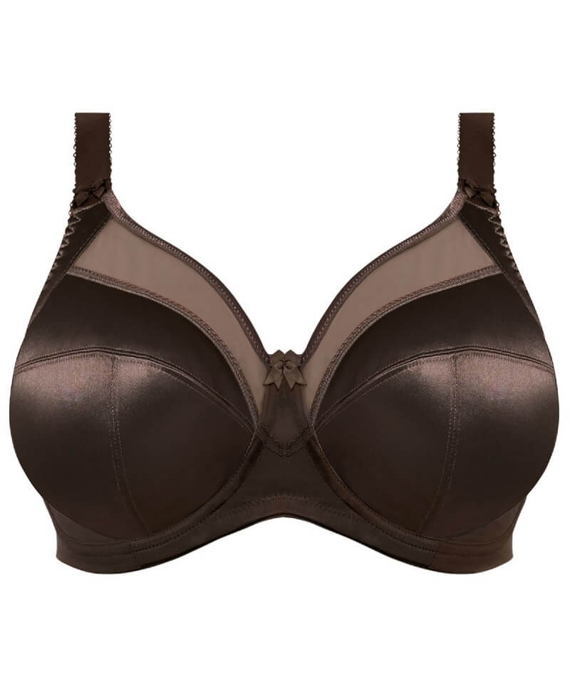 Goddess Keira Underwired Banded Bra - Chocolate - Image 4