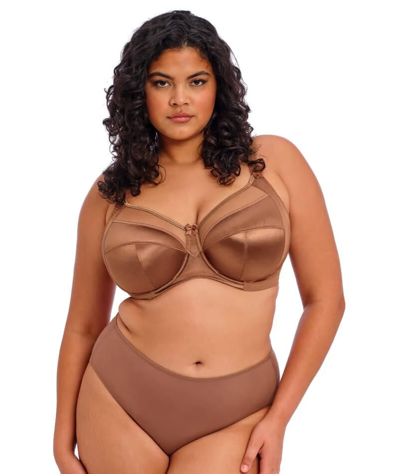Goddess Keira Underwired Banded Bra - Cinnamon - Image 4