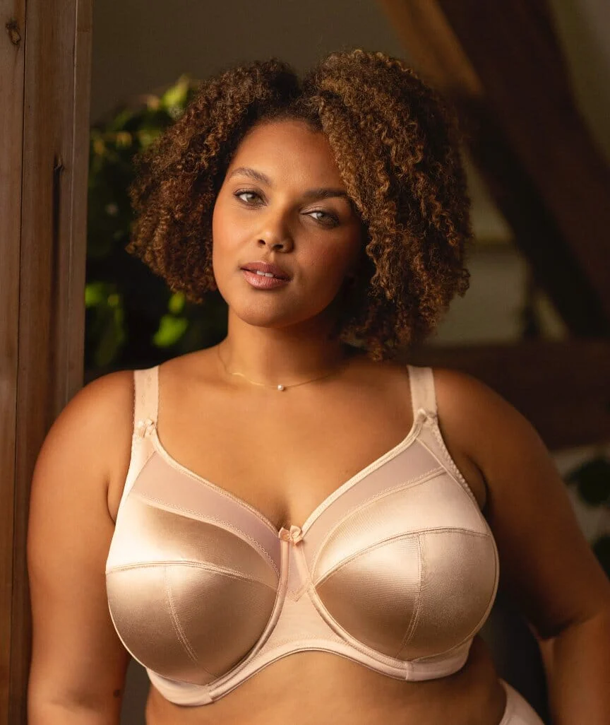 Goddess Keira Underwired Banded Bra - Nude - Image 3