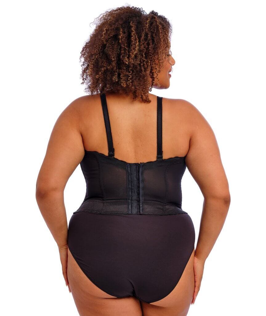 Goddess Lace Bridal Bustier - Black - Image 3