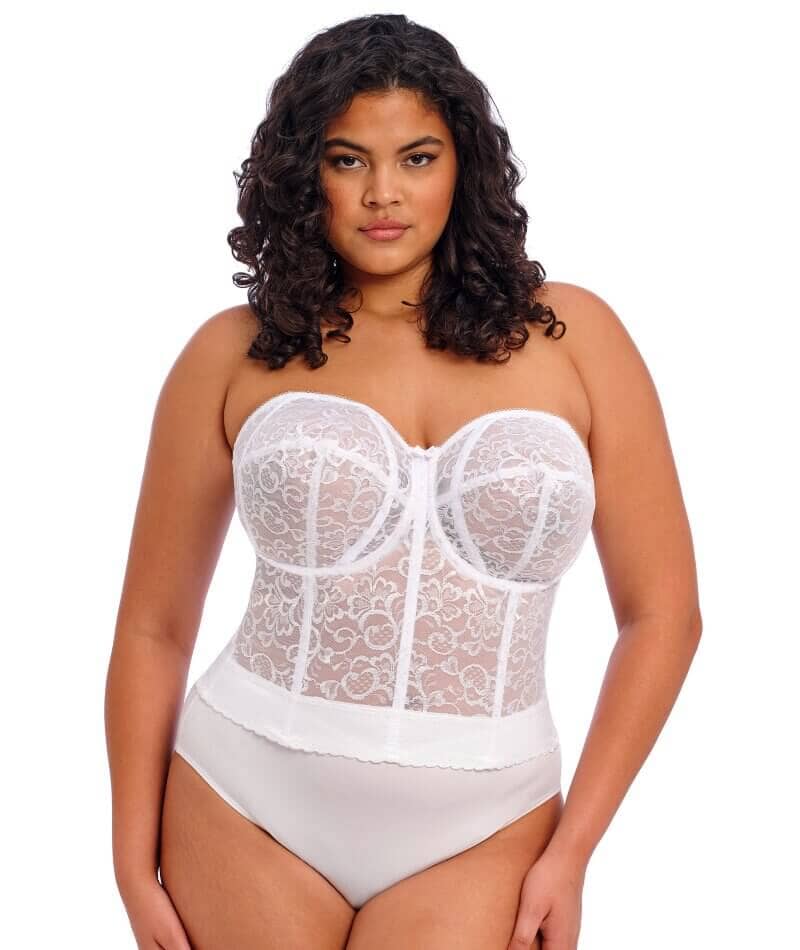 Goddess Lace Bridal Bustier - White - Image 4