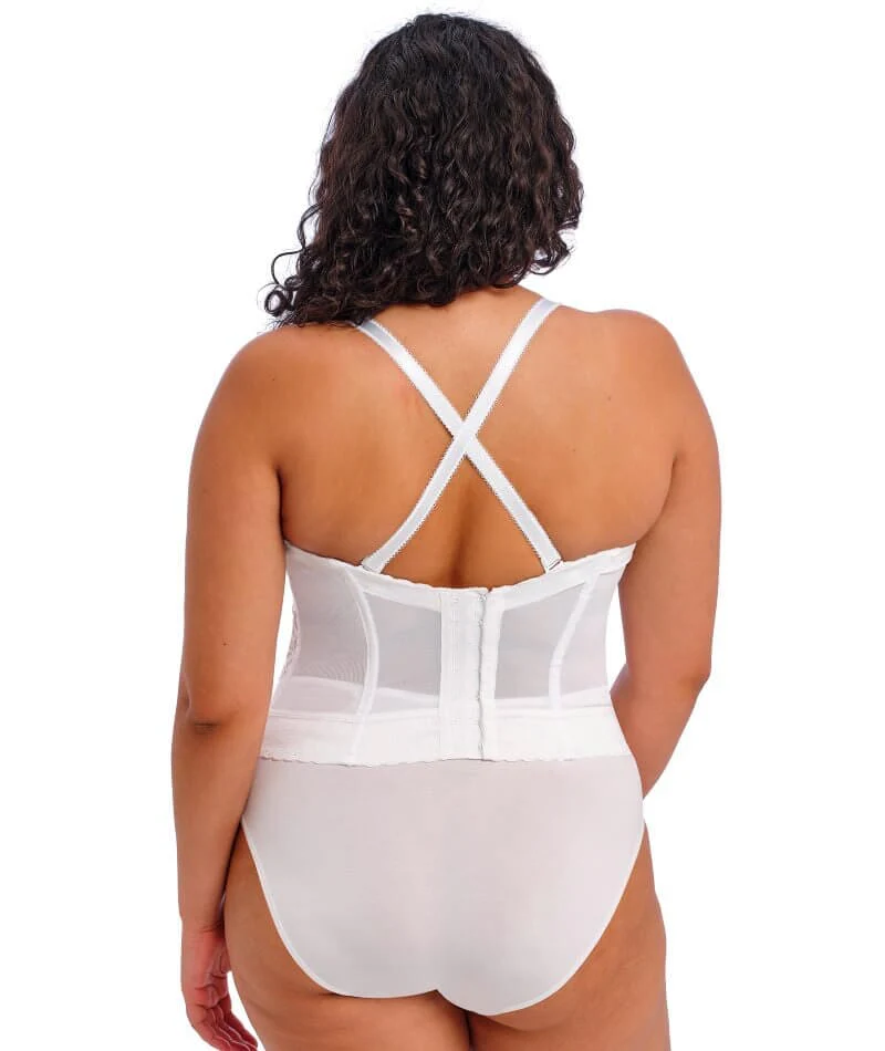 Goddess Lace Bridal Bustier - White - Image 5
