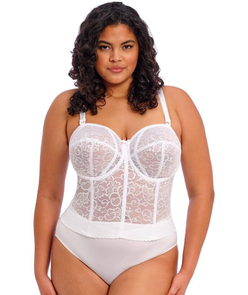 Goddess Lace Bridal Bustier - White - Image 6