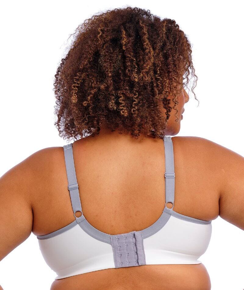 Goddess Sport Soft Cup Sports Bra - White - Image 2