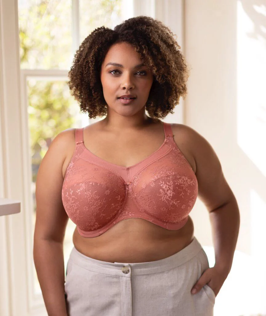Goddess Verity Underwired Full Cup Bra - Rosewood - Image 3