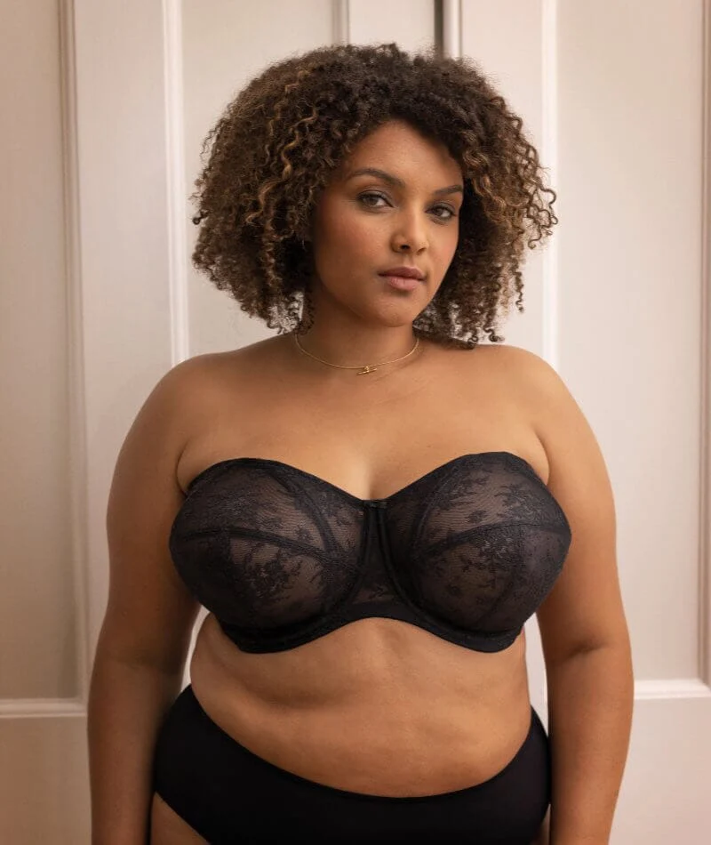 Goddess Verity Underwired Strapless Bra - Black - Image 7