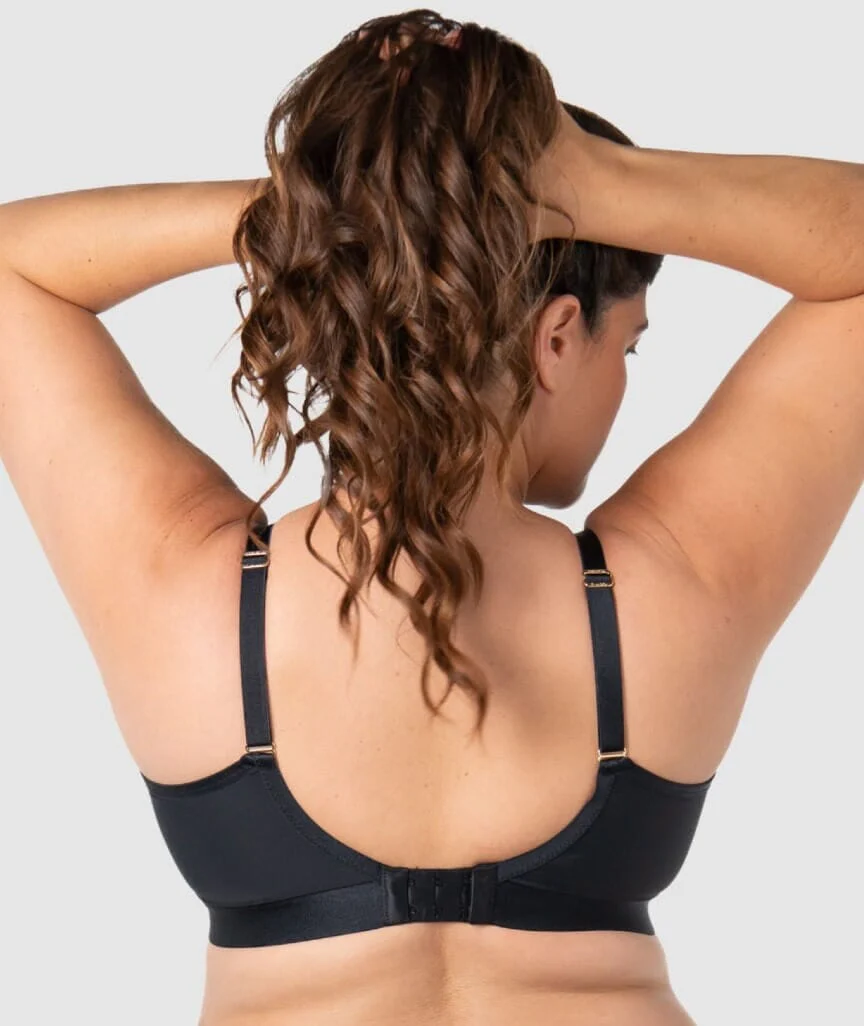 Hotmilk Flawless Full Cup Wire-Free Nursing Bra - Black - Image 3