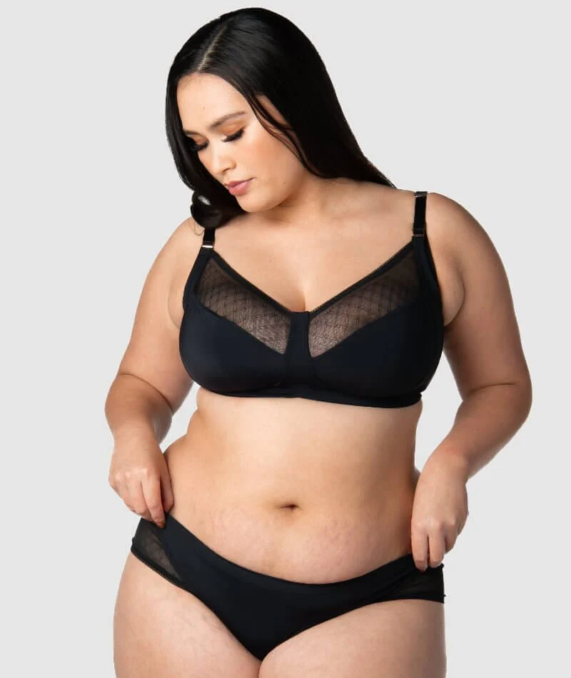 Hotmilk Lunar Eclipse Nursing Wire-Free Bra - Black - Image 12