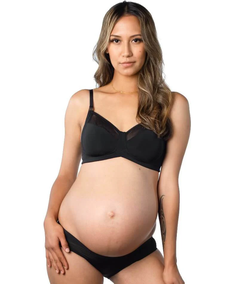 Hotmilk Lunar Eclipse Nursing Wire-Free Bra - Black - Image 13