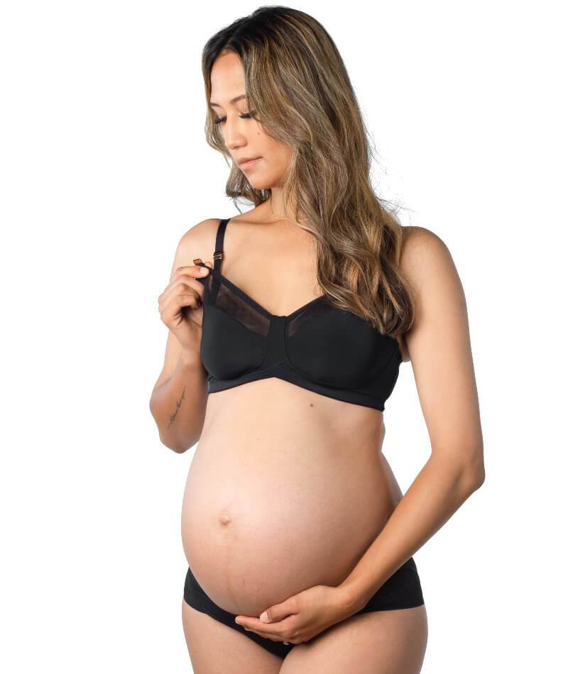 Hotmilk Lunar Eclipse Nursing Wire-Free Bra - Black - Image 15
