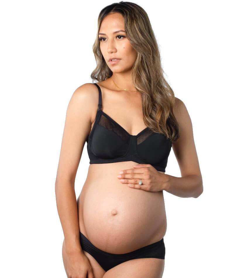 Hotmilk Lunar Eclipse Nursing Wire-Free Bra - Black - Image 16