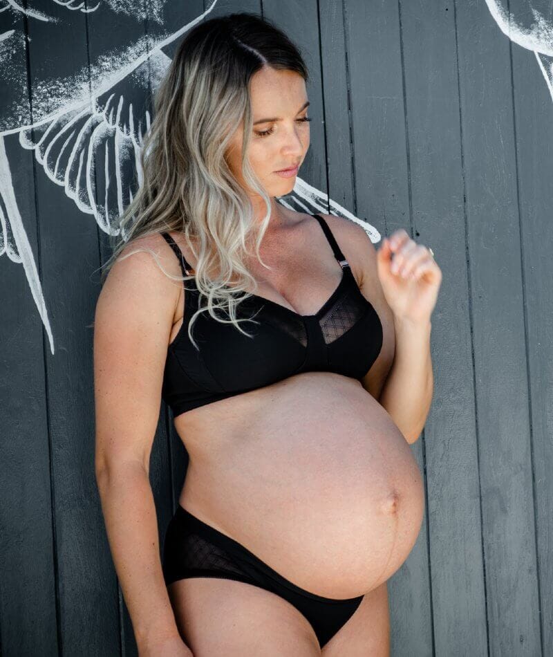 Hotmilk Lunar Eclipse Nursing Wire-Free Bra - Black - Image 22