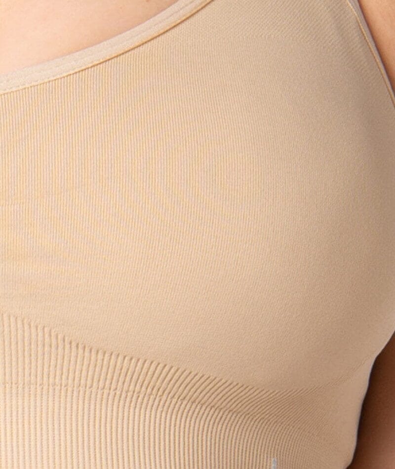 Hotmilk My Necessity Seamless Regular Fit Maternity & Nursing Wire-Free Bra - Frappe - Image 5