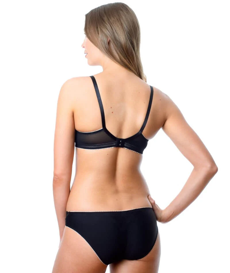 Hotmilk Show Off Nursing & Maternity Wire-Free Bra - Black - Image 11