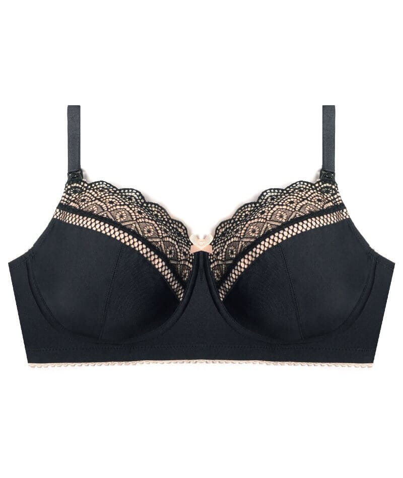 Hotmilk Show Off Nursing & Maternity Wire-Free Bra - Black - Image 19