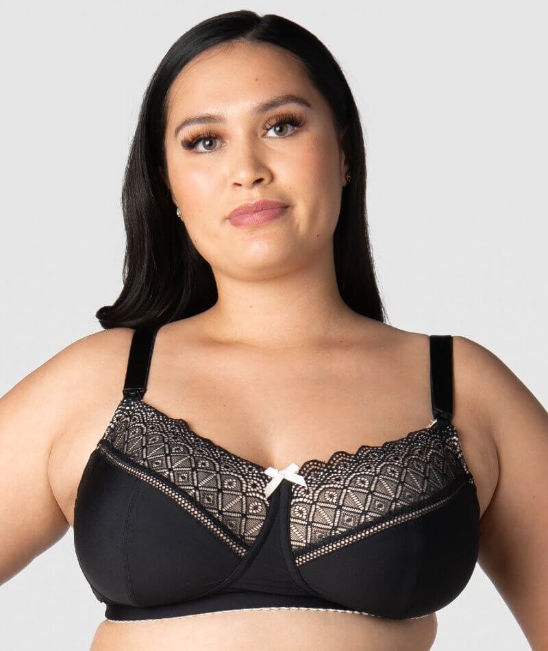 Hotmilk Show Off Nursing & Maternity Wire-Free Bra - Black - Image 5