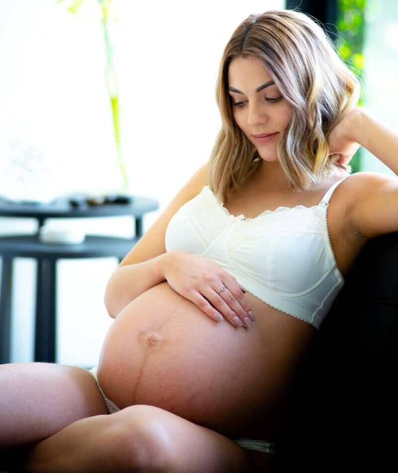 Hotmilk Show Off Nursing & Maternity Wire-Free Bra - Ivory - Image 16