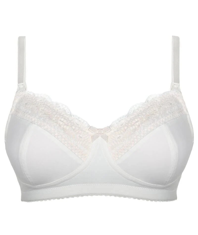 Hotmilk Show Off Nursing & Maternity Wire-Free Bra - Ivory - Image 20