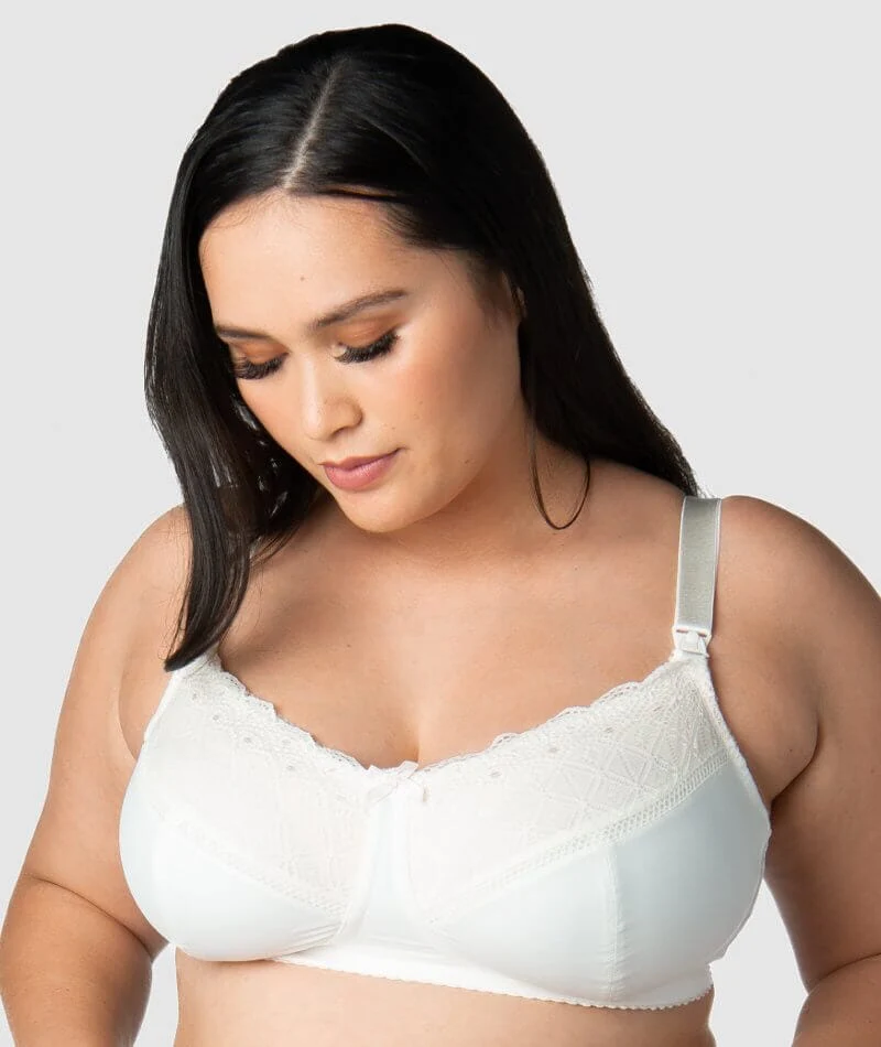 Hotmilk Show Off Nursing & Maternity Wire-Free Bra - Ivory - Image 4
