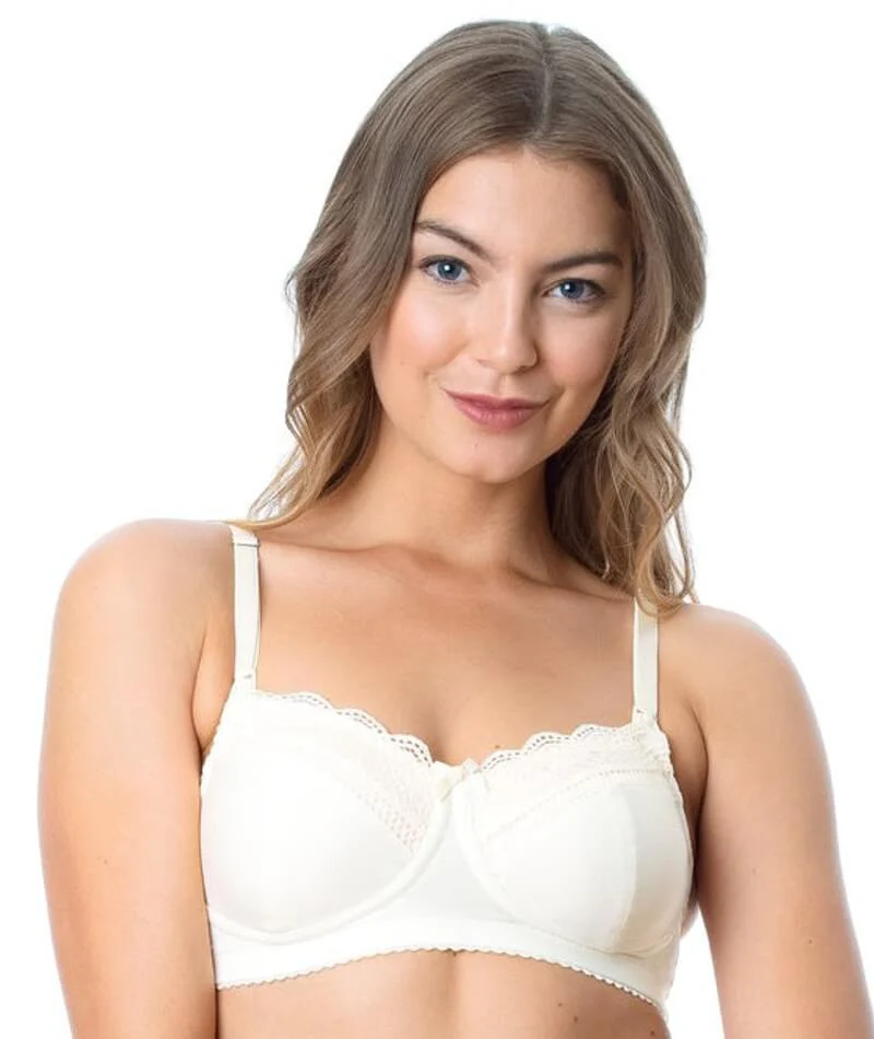 Hotmilk Show Off Nursing & Maternity Wire-Free Bra - Ivory - Image 5