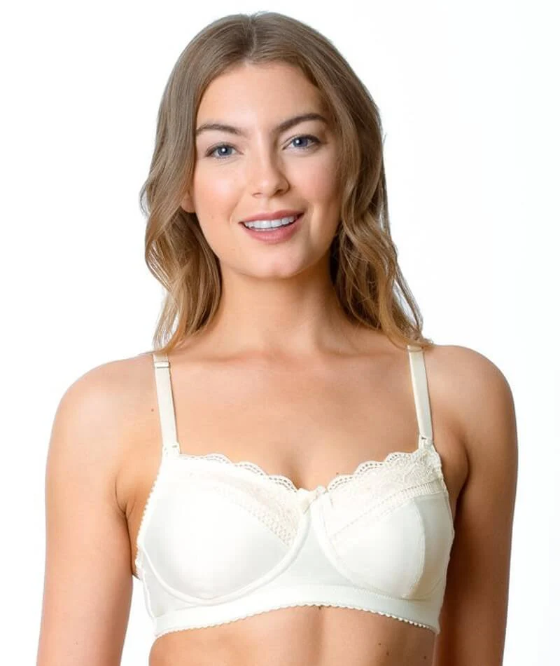 Hotmilk Show Off Nursing & Maternity Wire-Free Bra - Ivory - Image 8