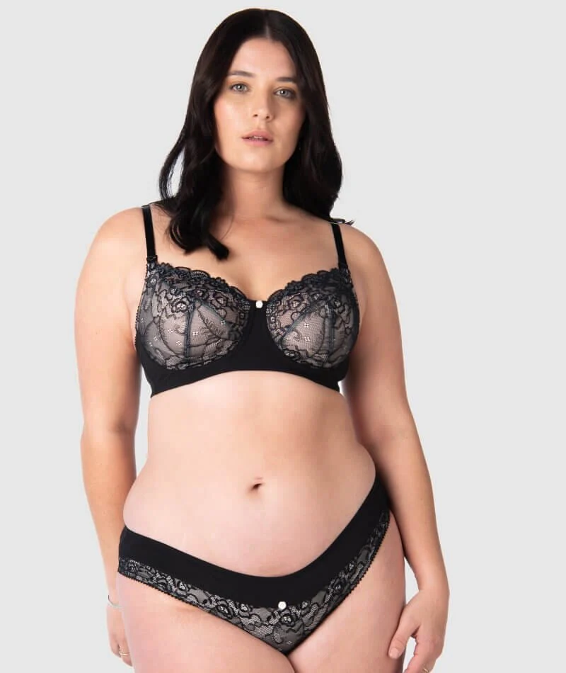 Hotmilk Temptation Maternity & Nursing Bra - Black - Image 17