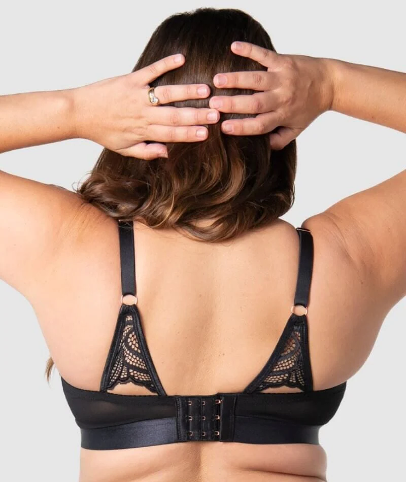 Hotmilk Warrior 2.0 Flexfit Wire-Free Nursing  Bra - Black - Image 2